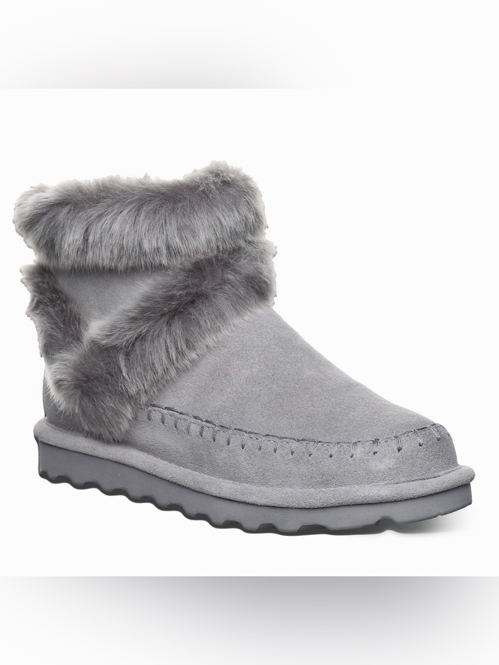 NEW Bearpaw Chloe Booties in Grey Fog For Women's Size 7 Medium